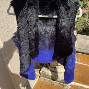 Brand: MITCHIE’S. Real fur vest